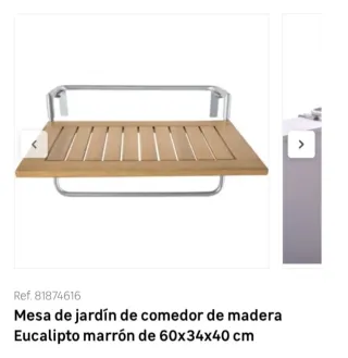 Mesa plegable balcón y jardín