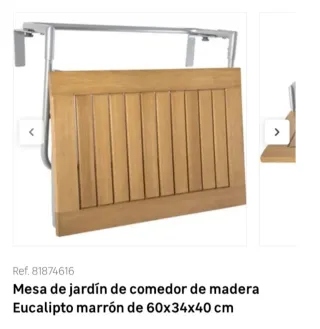 Mesa plegable balcón y jardín