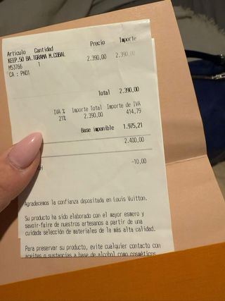 Bolso Louis Vuitton Azul Nuevo