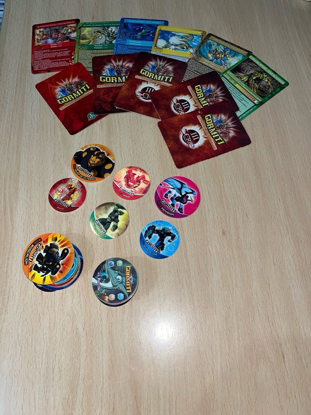 Tazos y Cartas Gormiti
