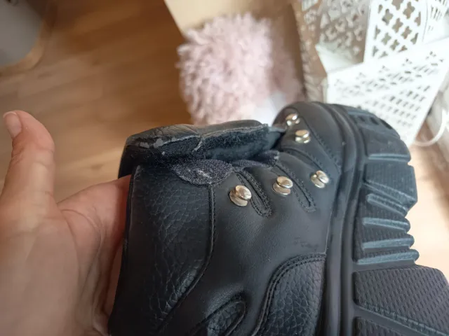 Zapatillas plataforma Bershka negras T.39