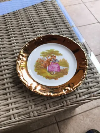 Plato porcelana decorativo Alemania