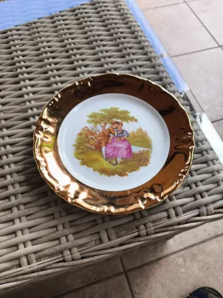 Plato porcelana decorativo Alemania