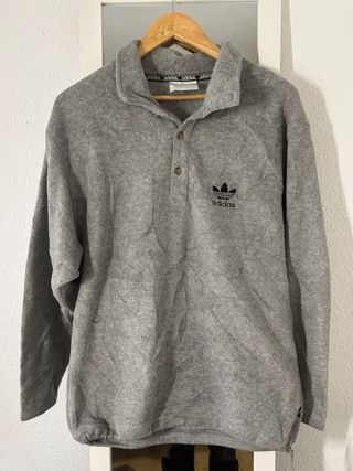 Jersey Adidas botones gris