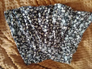 Falda pantalón Zara floral Talla S