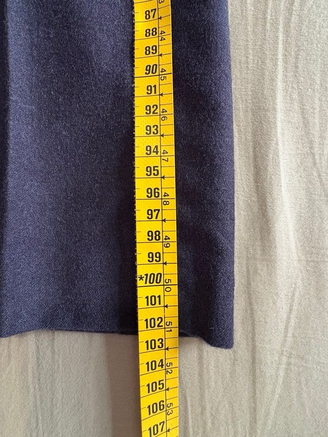 Pantalón de traje lana fría azul marino