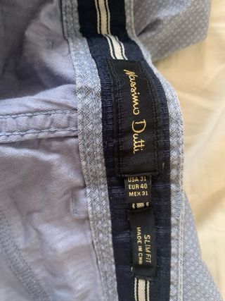 Pantalones Massimo Dutti Vaqueros Azules