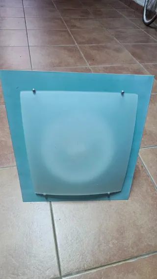 Lámparas de techo cristal y metal