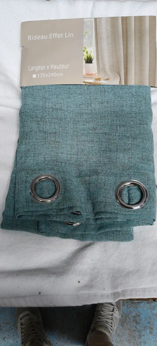 Cortina efecto lino 135x240cm