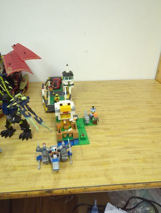 Lote LEGO Ninjago, Nexo Knights, City, Minecraft