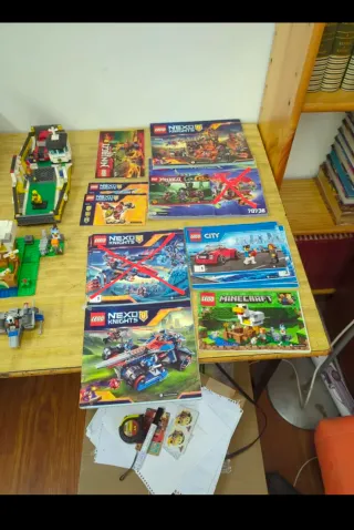 Lote LEGO Ninjago, Nexo Knights, City, Minecraft