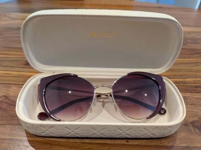 Óculos de Sol Liu Jo Bordeaux e Dourados