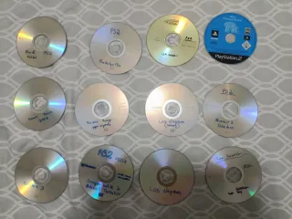 Consola PS2 Sony Negra + Mandos y Juegos