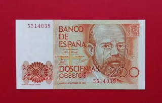 Sin serie EBC+ 200 Pesetas 1980 Clarín 