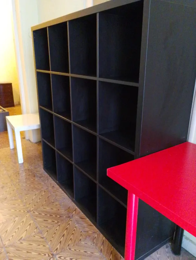 Estantería modular negra