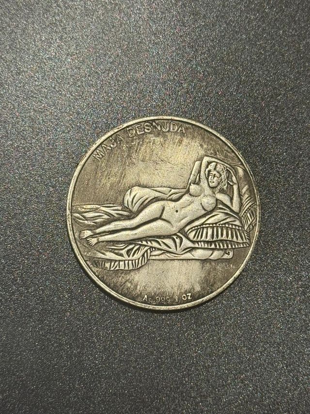 Moneda Mona Lisa y Maja Desnuda