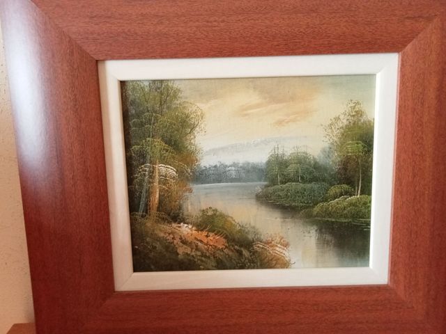 Dos cuadros de paisajes