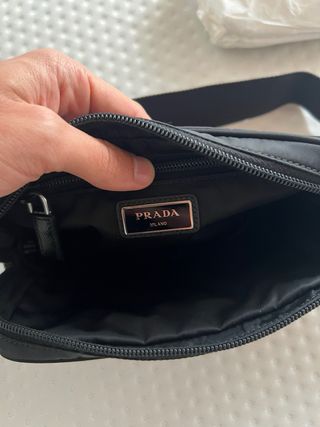 Marsupio nero originale Prada