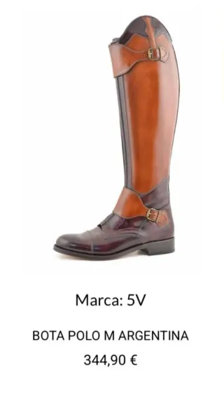 Botas de montar 5V, modelo polo.