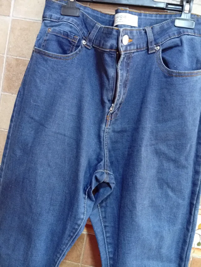 Pantalón vaquero mujer azul