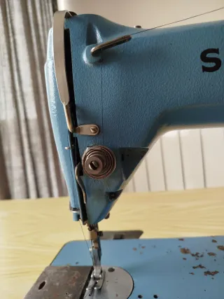Maquina de coser singer, antigua, semiindustrial