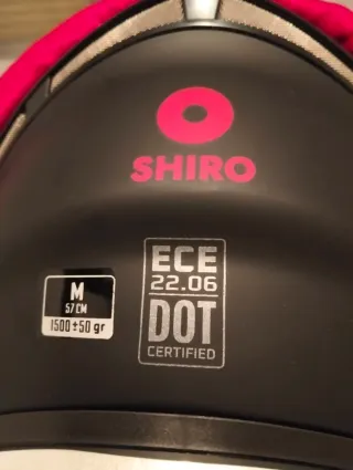 Nuevo,Casco Moto shiro ECE22.06 dot certified