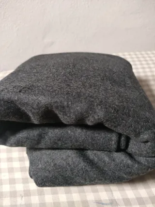 Tessuto 100% lana grigio