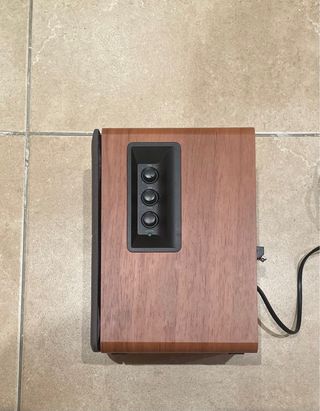 Altavoces Edifier Activos Marrones y Grises