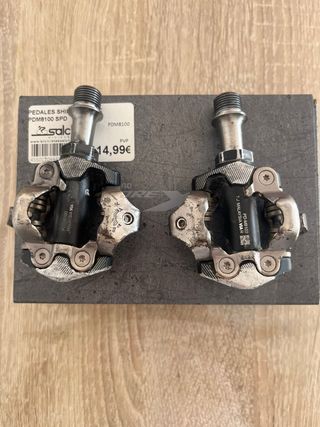 Pedales Shimano PD-M8100 XT con ejes de titanio