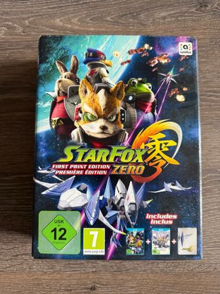 Star Fox Zero First Print Edition Wii U