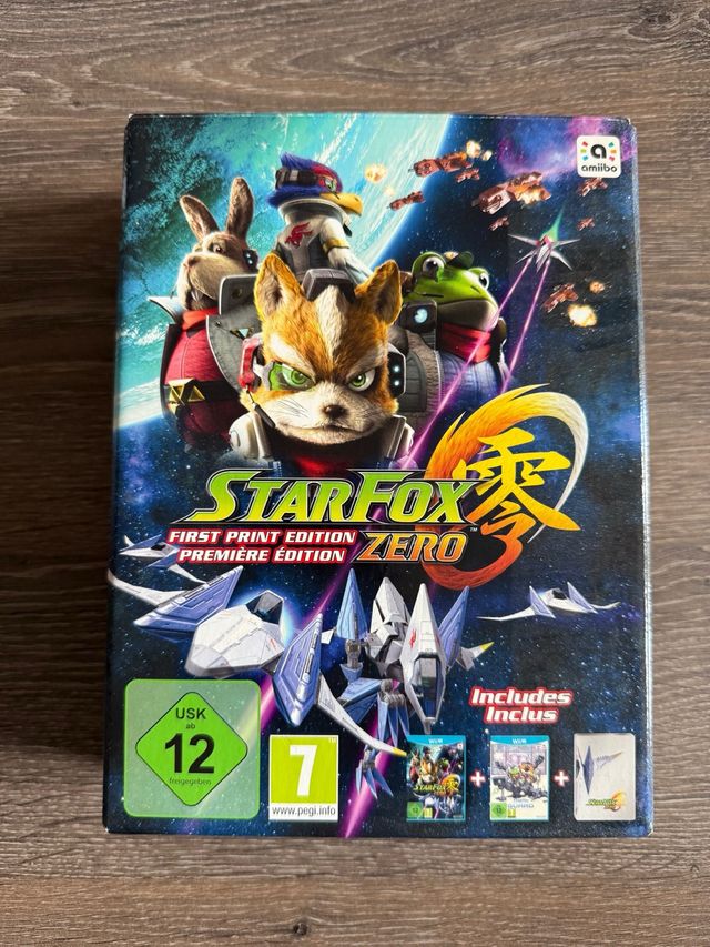 Star Fox Zero First Print Edition Wii U