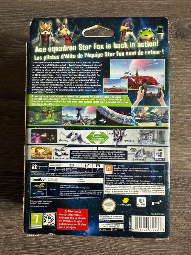 Star Fox Zero First Print Edition Wii U