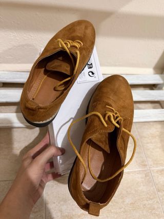 Zapatos Oxford Marrones