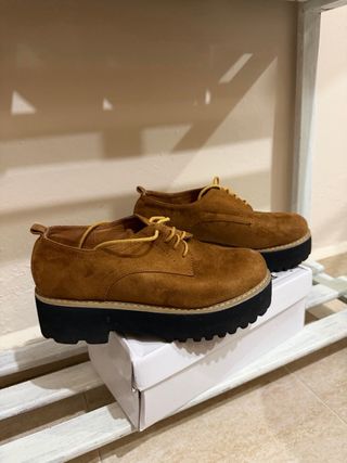Zapatos Oxford Marrones