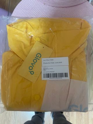 Chubasquero Glovo Amarillo