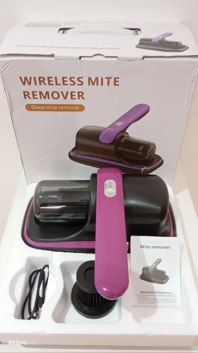 Aspiradora Antiácaros Inalámbrica