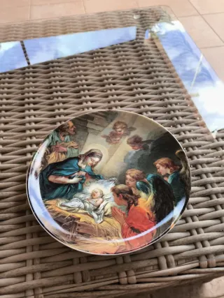Plato de Navidad Colección Nacimiento