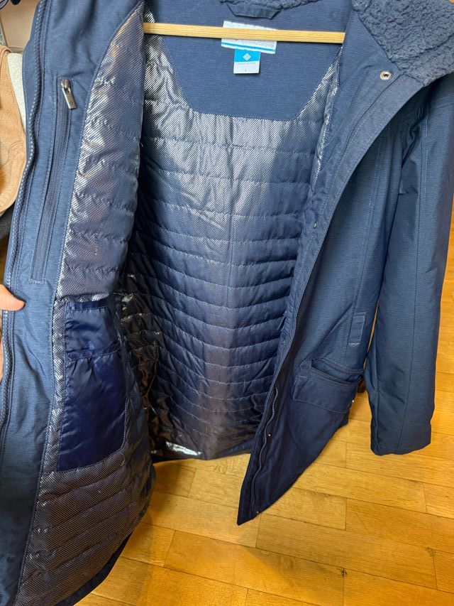 Abrigo Columbia Azul Talla L