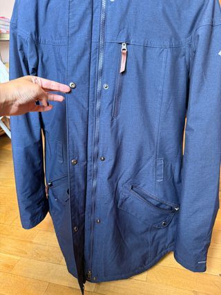 Abrigo Columbia Azul Talla L