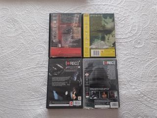 LOTE 4 DVD PHONE, REC, REC2,THE BLAIR WITCH PROJET