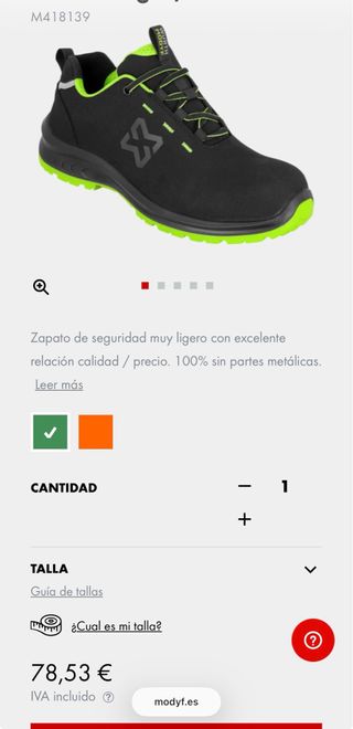 Botas de seguridad Wurth Modyf Nuevas