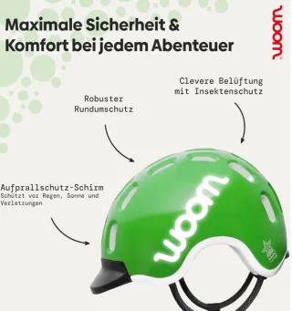 Casco bici niño Woom Talla S (50-53cm)