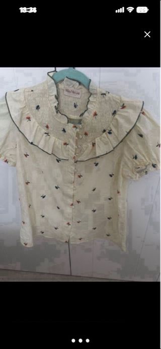 Blusa Miss Moje Beige Multicolor