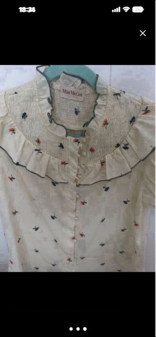 Blusa Miss Moje Beige Multicolor