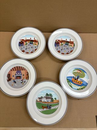 Villeroy & Boch Naïf Set 5 Piatti Vintage Laplau