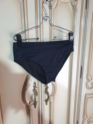 Bikini Negro Floral Talla Grande XXXL