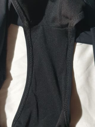 Bikini Negro Floral Talla Grande XXXL