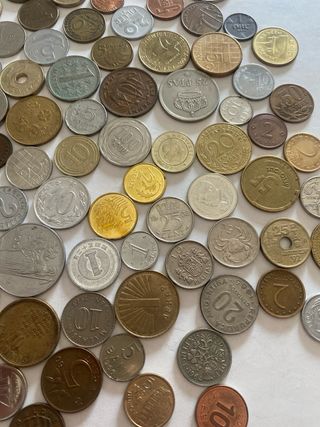 Lote 90 monedas coleccionables