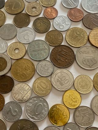 Lote 90 monedas coleccionables