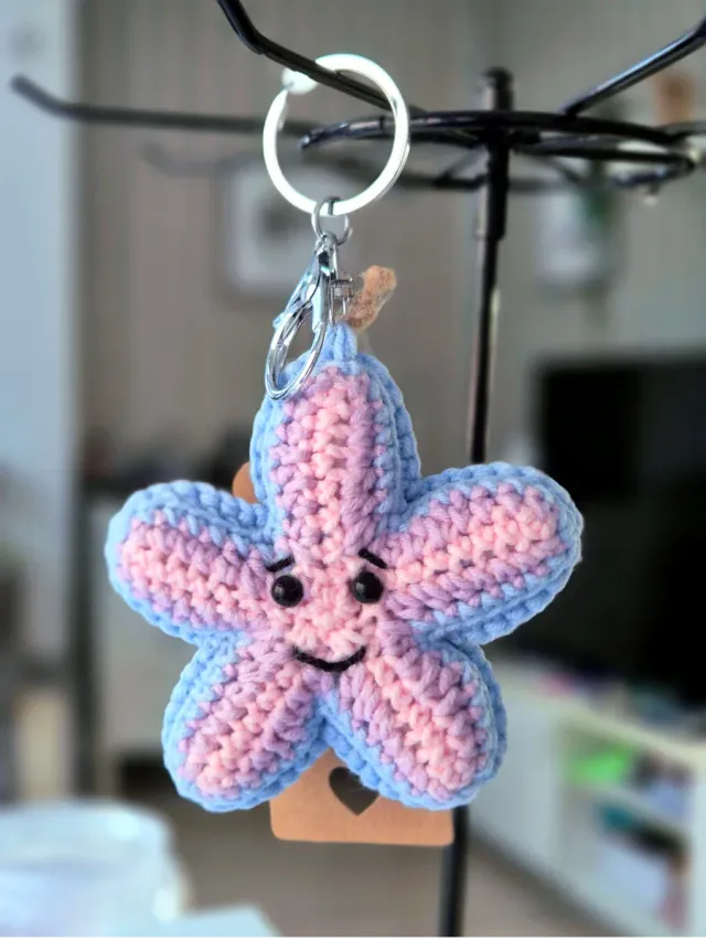 Llavero Peluche Estrella de Mar Crochet
